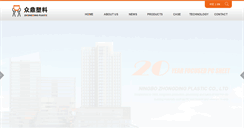 Desktop Screenshot of en.zhongdingpcsheet.com